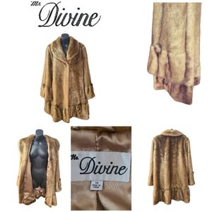 MS. DIVINE FAUX FUR DESIGNER COAT